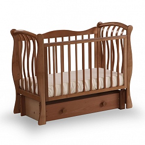 Детская кровать Лель БИ 07.3 Ландыш маятник продольный, орех светлый (Лель, LIEL_БИ 07.3_орех светлый)